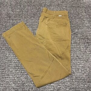 Levis Mens Chino Pants Khakis Size W33 L32 Brown Tan Flat Front Casual